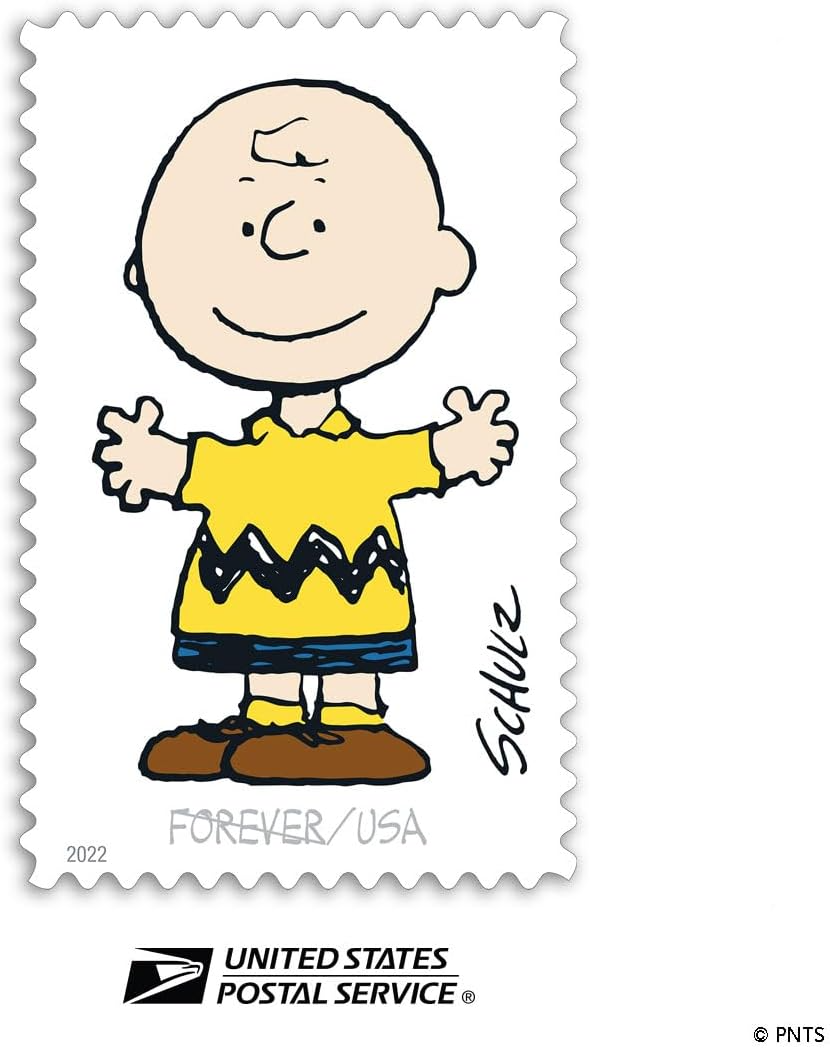 Charles M. Schulz Peanuts Forever Postage Stamps (Charlie Brown, Lucy, Linus, Snoopy, and The Rest of The Crew)