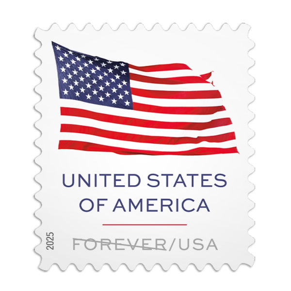 U.S. Flag 2025 Stamps Book of 20