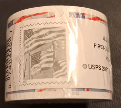 $29.75 - One Roll of 2022 Forever Stamps - Free Shipping !